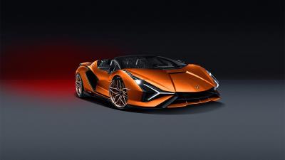 lamborghini sian 2019 front view 4k qh wallpaper