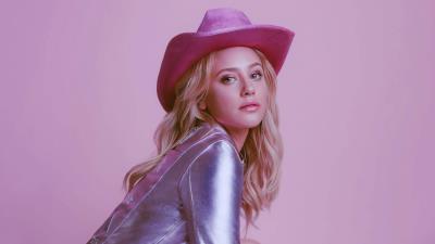 lili reinhart pink day 4k 2j wallpaper