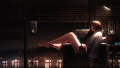 lost in your thoughts 4k up wallpaper