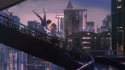 luminous corridor ig wallpaper