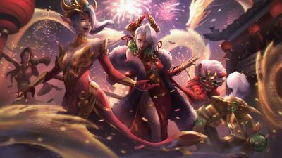 luna league of legends 4k 5l wallpaper