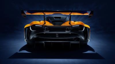 mclaren 720s gt3 2019 rear view kz wallpaper