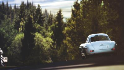 mercedes flying car wallpaper