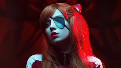 neon genesis evangelion asuka langley sohryu cosplay 4k 3w wallpaper