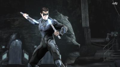 nightwing 4k qr wallpaper