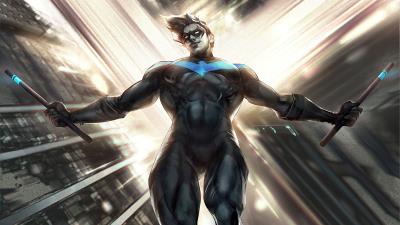 nightwing artwork 4k 2020 mz wallpaper