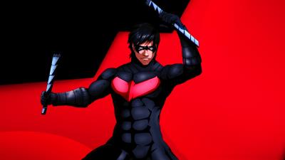 nightwing artwork 7k wallpaper