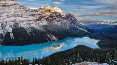 peyto lake canada 4k y5 wallpaper