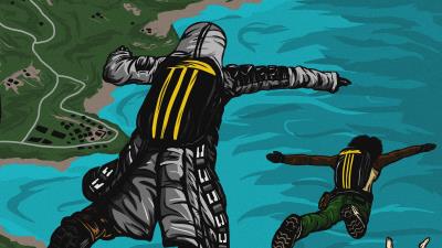 pubg sketch art uv wallpaper