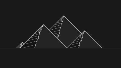 Pyramid minimal 4k wallpaper
