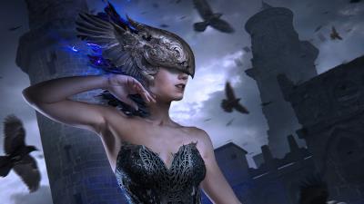 Raven queen 4k f6 wallpaper
