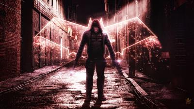 Red hood gotham knights 5d wallpaper