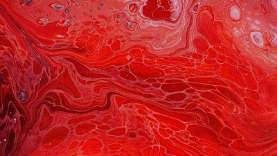 Red rocks ornament arcylic pouring 4k kb wallpaper