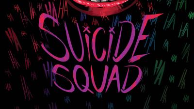 Suicide squad typography hd wallpaper