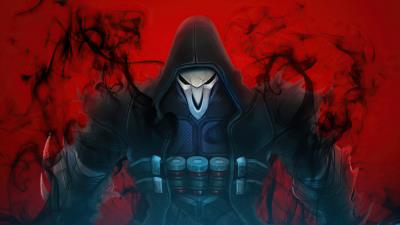 reaper overwatch fanart 4k gx wallpaper