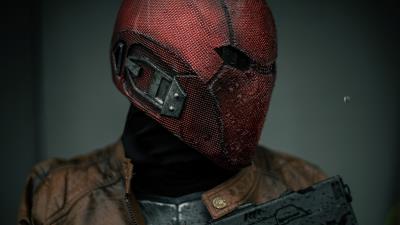 red hood 4k cosplay vr wallpaper