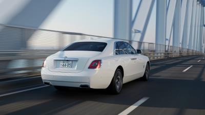 rolls royce ghost 2021 4k wg wallpaper