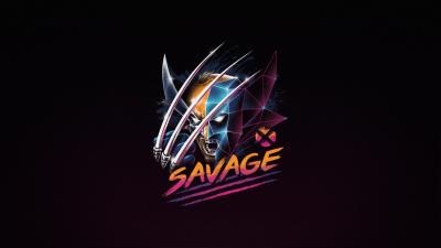 savage wolverine 4k 6y wallpaper