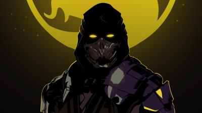 scorpion sub zero mortal kombat art 4k d5 wallpaper