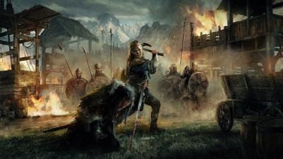 shield maiden assassins creed valhalla 4k ok wallpaper