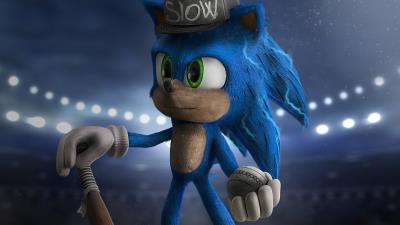 sonic the hedgehog playing baseball 2a wallpaper