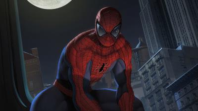spider man moon 6s wallpaper
