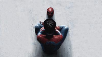 spiderman down ww wallpaper