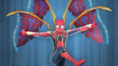 spiderman far from home china poster dq wallpaper