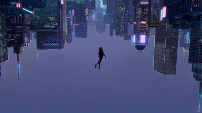 spiderman into the spider verse 2018 movie ey wallpaper