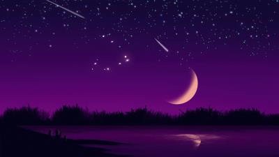 star gazing 4k q2 wallpaper