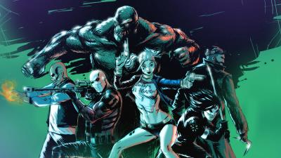 suicide squad artwork 4k dv wallpaper