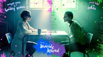 suicide squad fan art wide wallpaper
