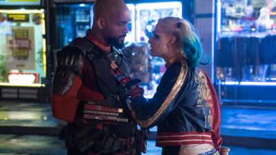 suicide squad will smith margot robbie new wallpaper