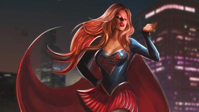 supergirl fly 0x wallpaper