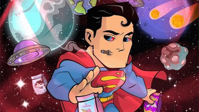 superman got high mj wallpaper