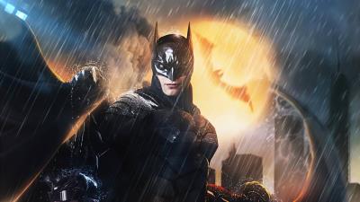 the batman 2020 art 4k lx wallpaper