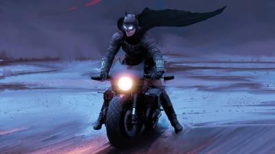 the batman batcycle 4k b2 wallpaper