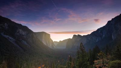 yosemite morning 4k 6x wallpaper