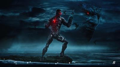 zack snyders justice league cyborg 4k pz wallpaper