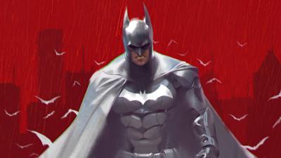 Batman White Suit 5k wallpaper