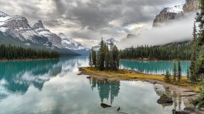 Mountain Lake HD wallpaper