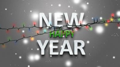 New Year Lights HD wallpaper