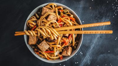 Noodles Spicy Food Vegetables wallpaper