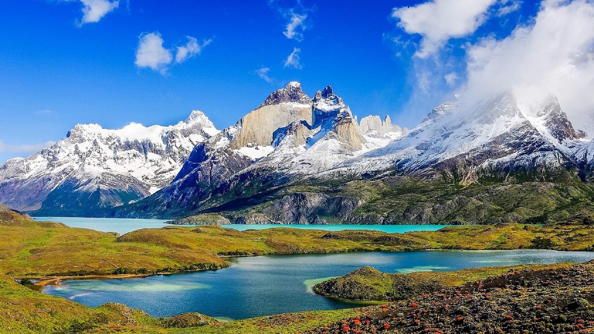 Torres del Paine HD Wallpaper