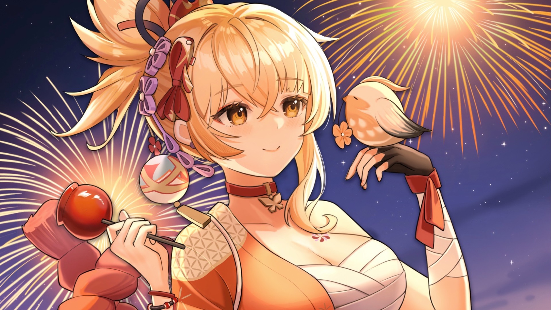 Yoimiya Genshin Impact HD Wallpaper