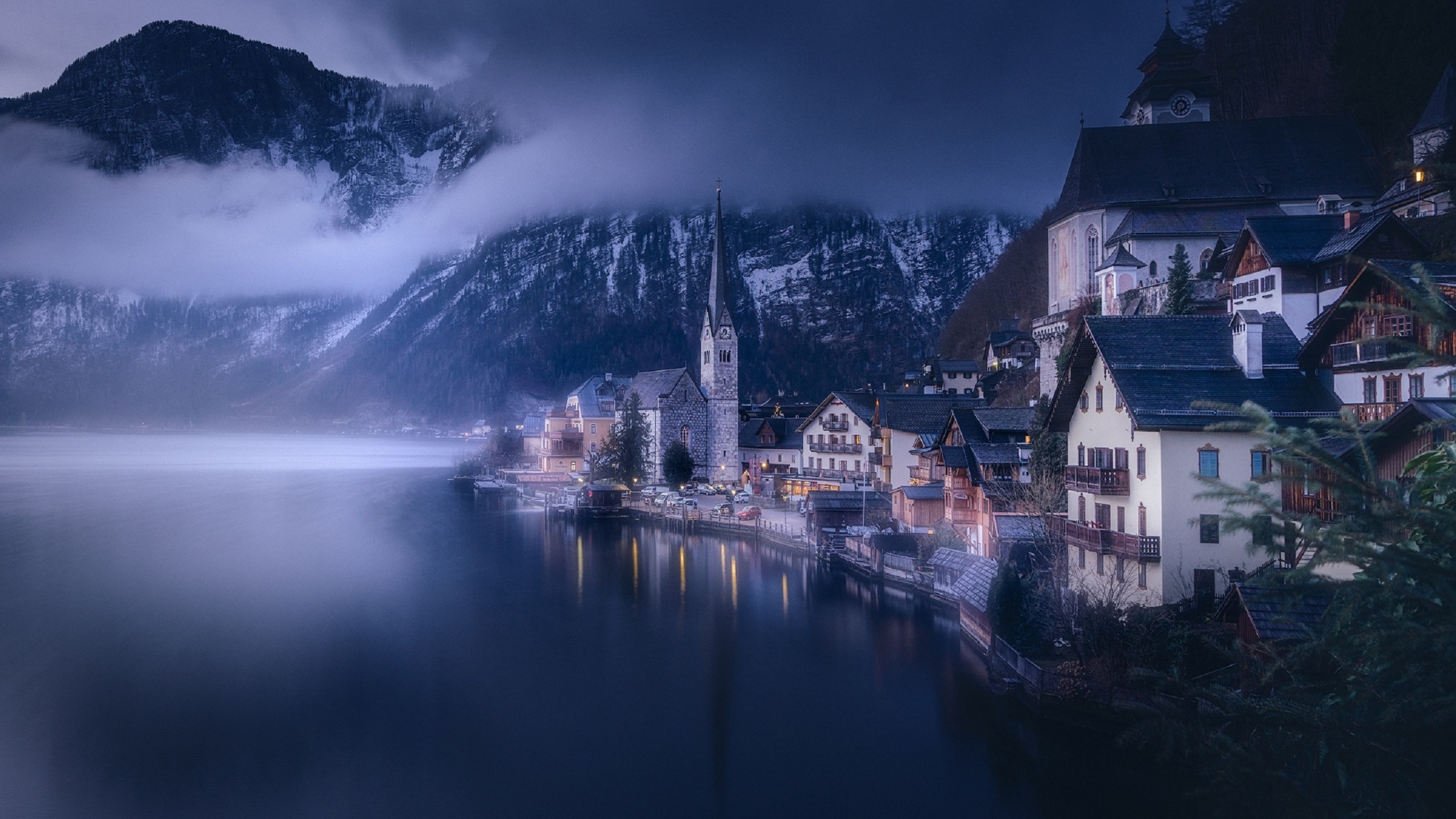 Austria City Hallstatt Wallpaper