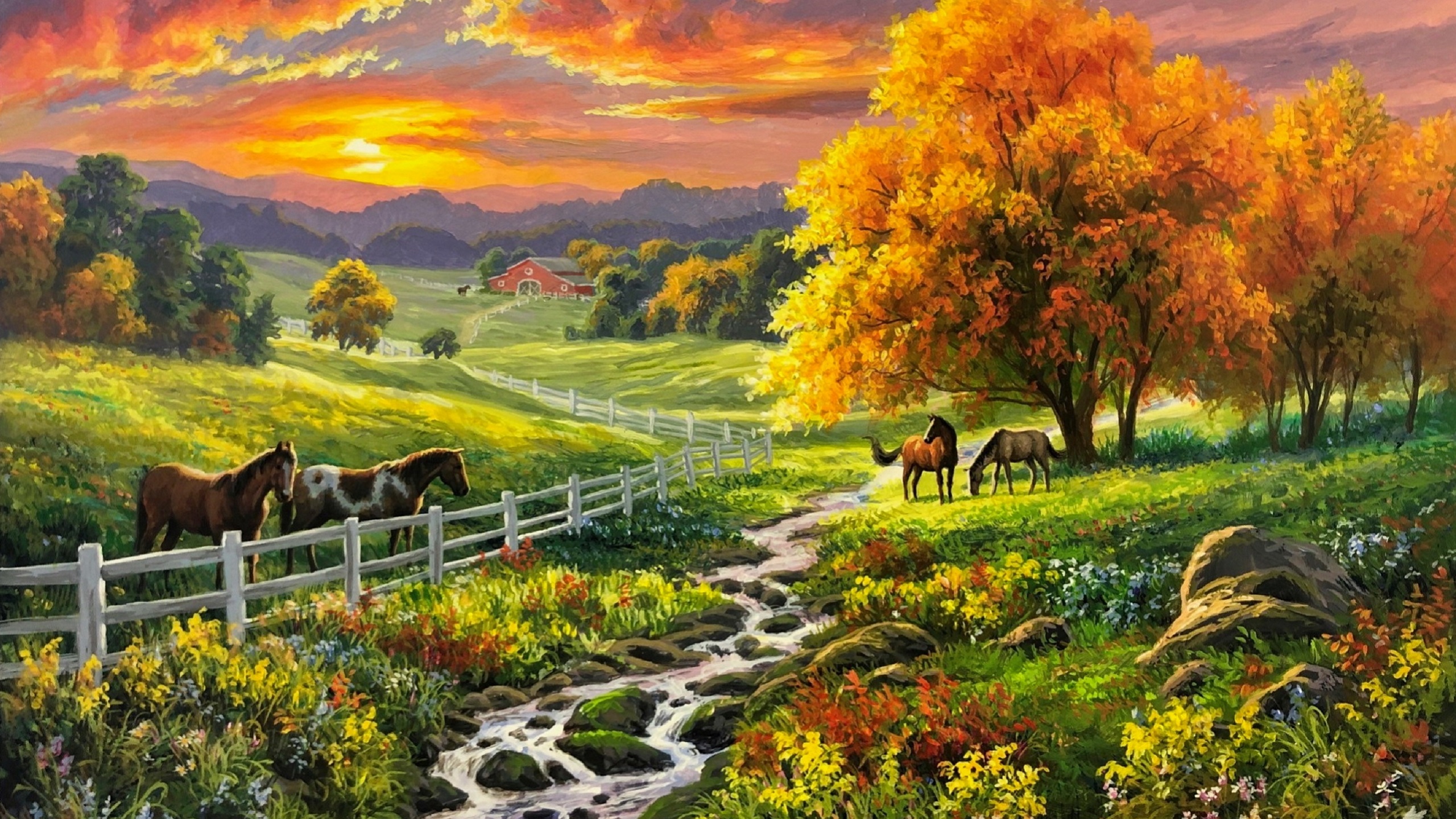 Autumn Morning Wallpaper