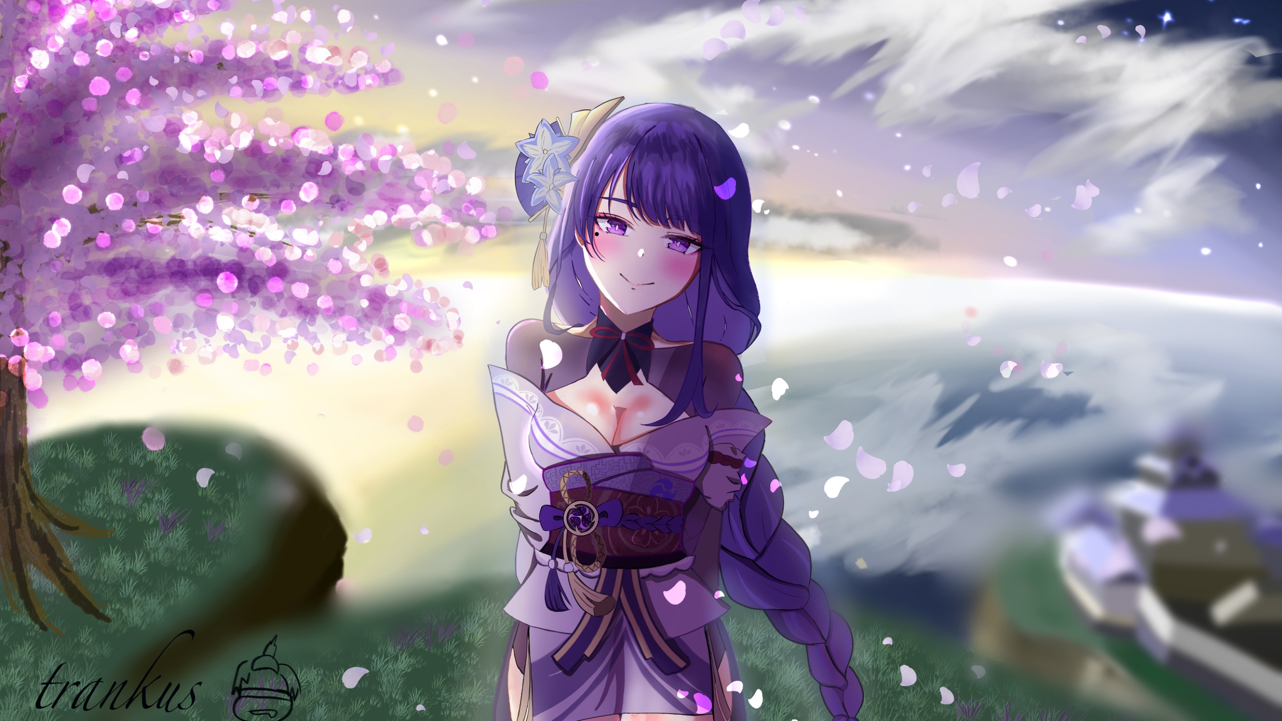 Baal Raiden Shogun Genshin Impact Wallpaper