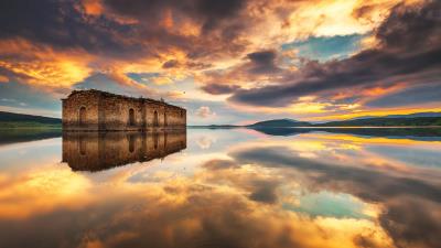 Beauty Nature Reflection Clouds Sky Lake wallpaper