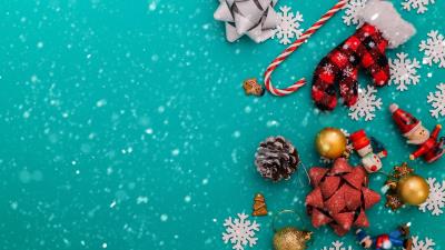 Card Craciun Red Blue Christmas New Year 2k wallpaper